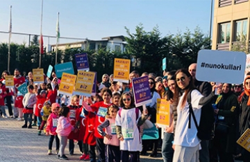 “We were also at İstanbul Marathon for a Better World”