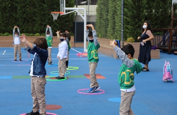 Kindergarten and 1st Grade Students Started Face-to-Face Education