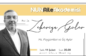 NUN Aile Akademisinde Prof. Dr. Zekeriya Güler'i Ağırladık