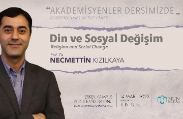 Akademisyenler dersimizde - Din ve Sosyal Değişim - Necmettin Kızılkaya