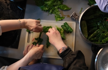 International Multicultural Cooking Club Kitchen Workshop